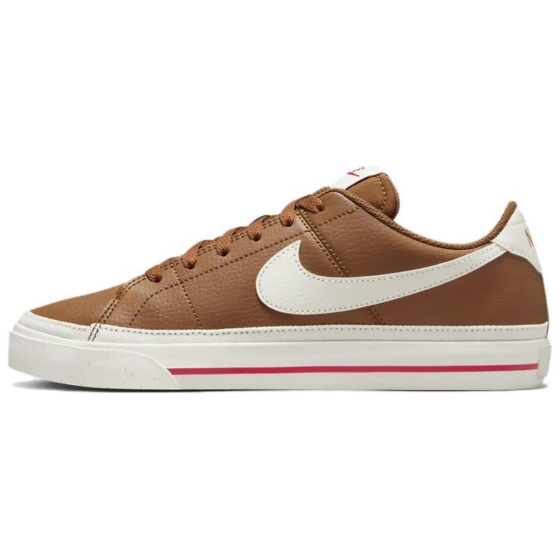 Nike Court Legacy Next Nature Light British Tan Fire Red Sail Women's  Sneakers  DH3161-200