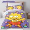 Lisa Pattern Bedding Home Decoration Birthday Gift ( 1 Duvet Cover + 2 Pillowcase, Without Core),fan Merchandise.