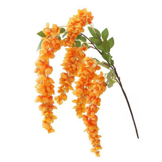 5 Forks Simulated Flower Garland Bright Color Realistic Vines Realistic Wisteria Garland Wedding Bouquet Party Decor