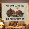 VIKAMA Summer Theme Tapestry Hawaiian Desert Camping Living Room Camper Decoration Room Decoration