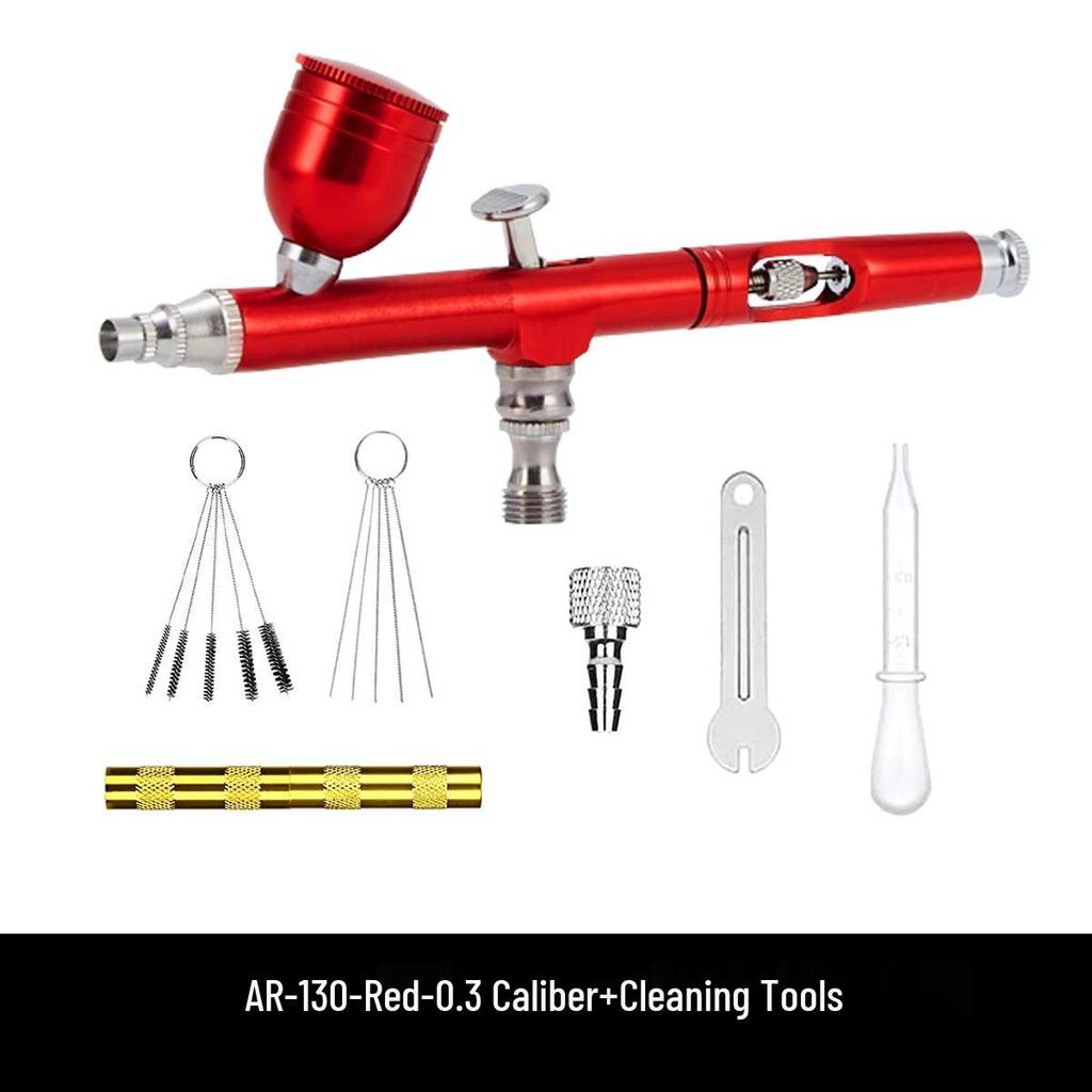 Lightweight 130 Airbrush for Nail Art, Tattoo, Models, Pastry, Beauty, and Oxygen Injection.