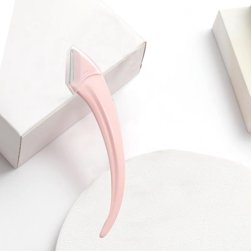 Crescent Eyebrow Shaping Knife, Eyebrow Shaving Knife, Safe Eyebrow Shaving Knife for Female Beginners, Safe Eyebrow Shaping Tool