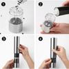 8.9x2.0x2.0 In Spice Grinder, Stainless Steel Grinder, Light Weight Salt Grinder, Electric Grinder, for Home Kitchen