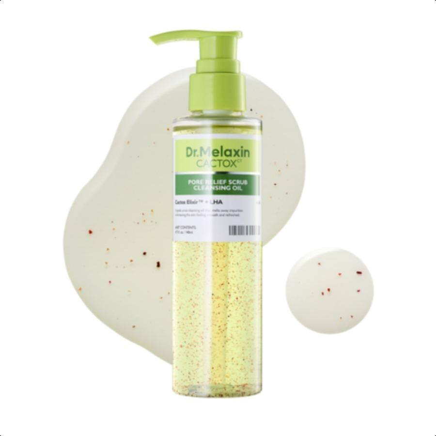 Dr. Melaxin Cactus Pore Relief Scrub Cleansing Oil, 140 ml 1ea