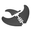 3PCS Surf Fin Set Flexible Stable Lightweight Durable PVC Surfboard Fin for Inflatable Surfboards Longboard