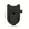 Magnetic Car Glasses Clip Sun Visor Sunglasses Holder Multifunctional PU Eyeglasses Hanger Portable Ticket Card Clip Auto Parts