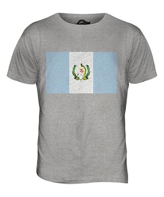 Guatemala Scribble Flag Top Short Sleeve Unisex T-shirts