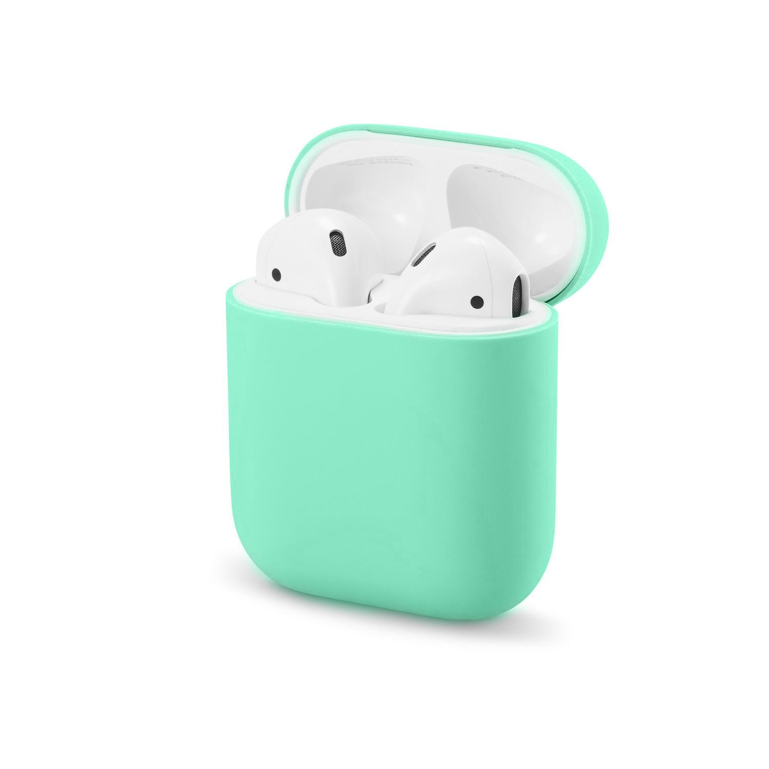 

QUEED The Protective Case for Bluetooth Wireless Earphone Charging Is Suitable for Liquid Silicone Cases 1 зелений