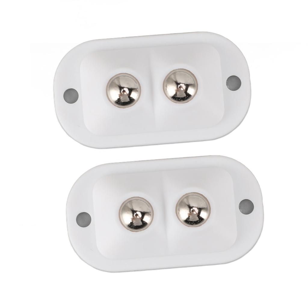 12pcs   Caster Wheels Self Adhesive Double Bead Labor Saving Quietly Moving 360 Degree Rotation   Pulley for Kitchen Appliances Furniture