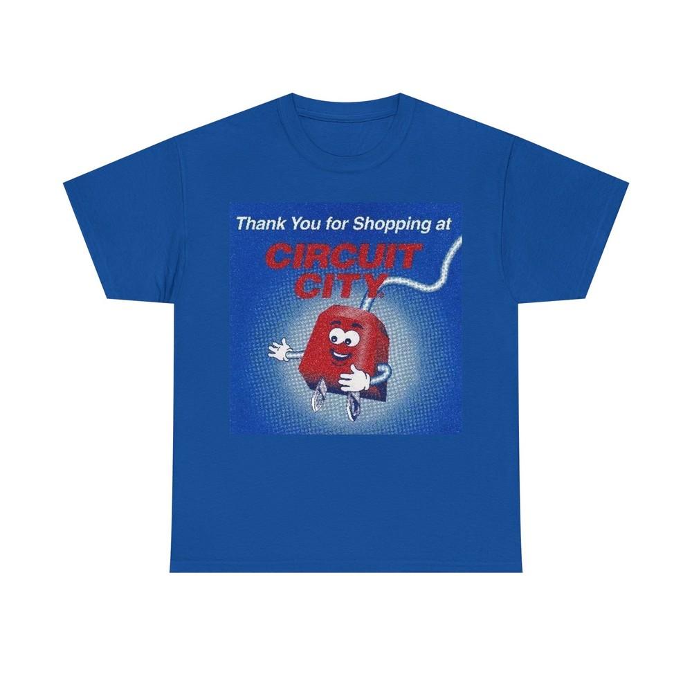 Circuit city shirt vintage design retro art staples Unisex Heavy Cotton Tee Unisex T-Shirt XXL