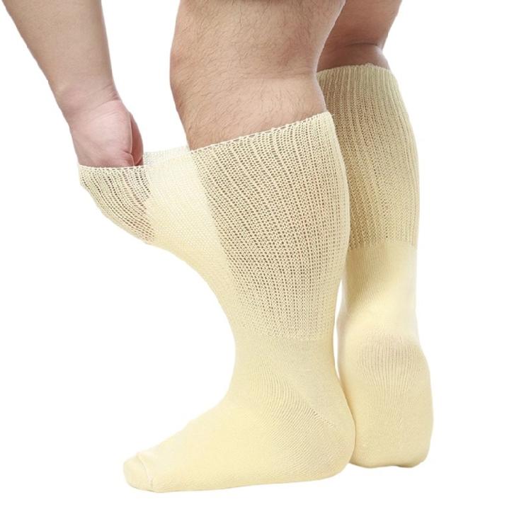 Diabetic Socks Seamless Toe for Swollen Feet 5 Pairs Loose Fit Top Extra Wide Comfortable Socks for Men and Women