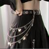European & American Punk Butterfly Pendant Body Chain - Multi-layer Hip Hop Metal Waist Decor