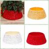 Retro Christmas Tree Skirts Sequin Xmas Tree Skirt Christmas Tree Surround Base  Christmas Decor