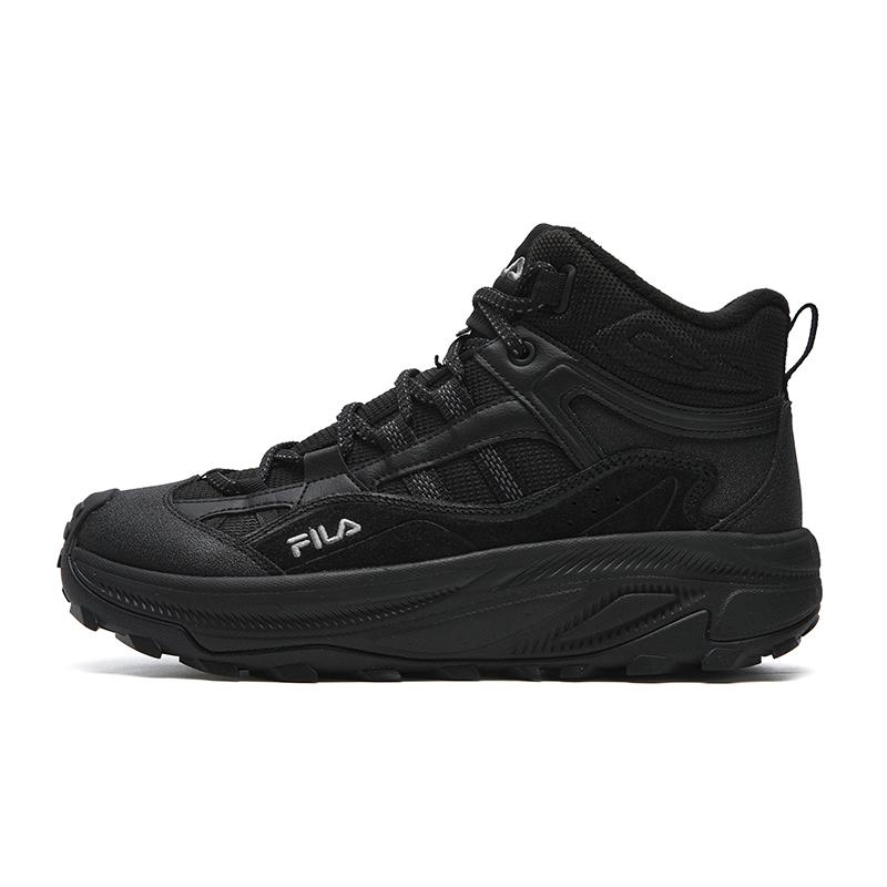 FILA TREK 2 Cushioning Abrasion Resistant Coverage Thermal Mid top Casual Shoes Men's Black F12M542112FBK