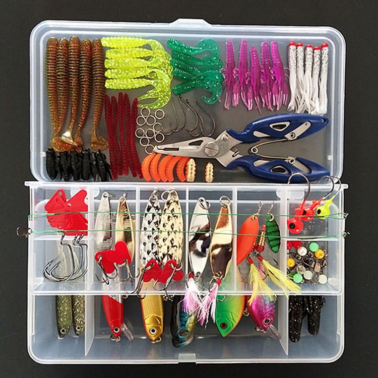 

Классический набор приманок: Приманки для пресной и соленой воды - Блесна на жереха, Мягкие приманки, Thunder Frog, Воблеры-минноу