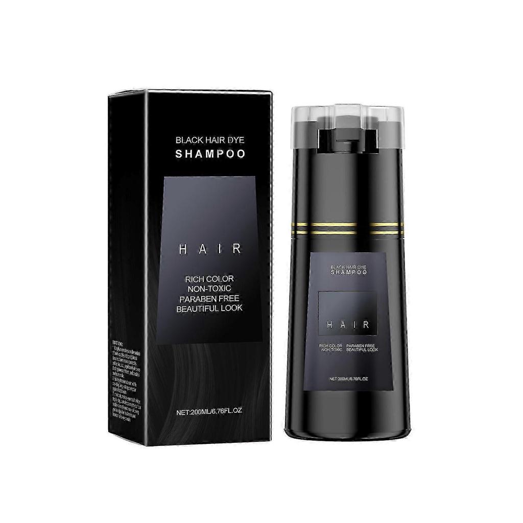 Amz Hair Shampoo (Black) Plant Extract Care, Multi-Color Diy Coloring, Trendy Hair, Gentle And Easy To Dye