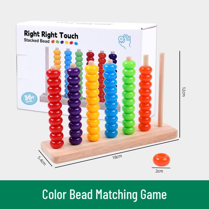 3D Multi-Color Four-in-a-Row Educational Board Game with Wooden Box – Children s Early Learning Multi-Player Toy.