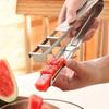 Stainless Steel Watermelon Slicer Cube , Manual Fruit Cutter with Easy Grip Handle, Durable Kitchen Tool for Quick , Effortless Watermelon Slicing