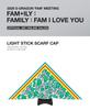 G-DRAGON (BIGBANG) 2026 'FAM' MEETING [FAM+ILY : FAMILY : FAM I LOVE YOU] OFFICIAL MD (Light Stick Scarf Cap)