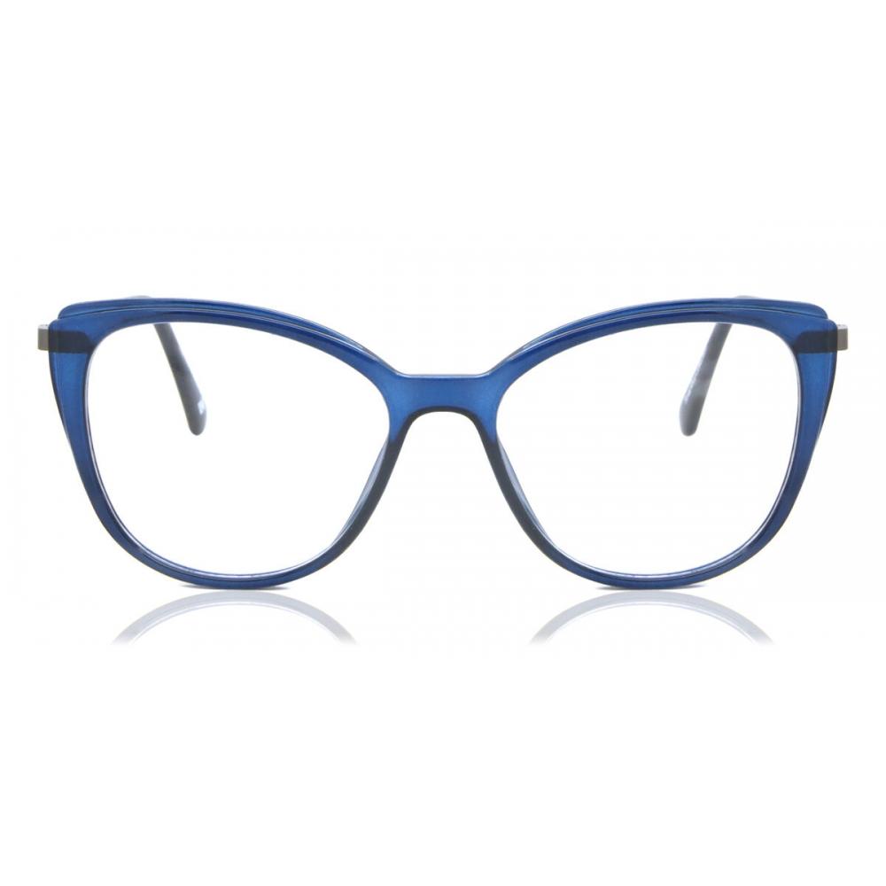 

Full Rim Cat Eye Transparent Dark Blue Smartbuy Collection Georggian Cp121b Fashion Women Eyeglasses Dark Blue/51-17-145