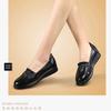 New Women's Shoes Soft Leather Soft Sole Comfortable Casual Shoes Spring and Autumn New Flat Leather Shoes Women's Medium Single Shoes
