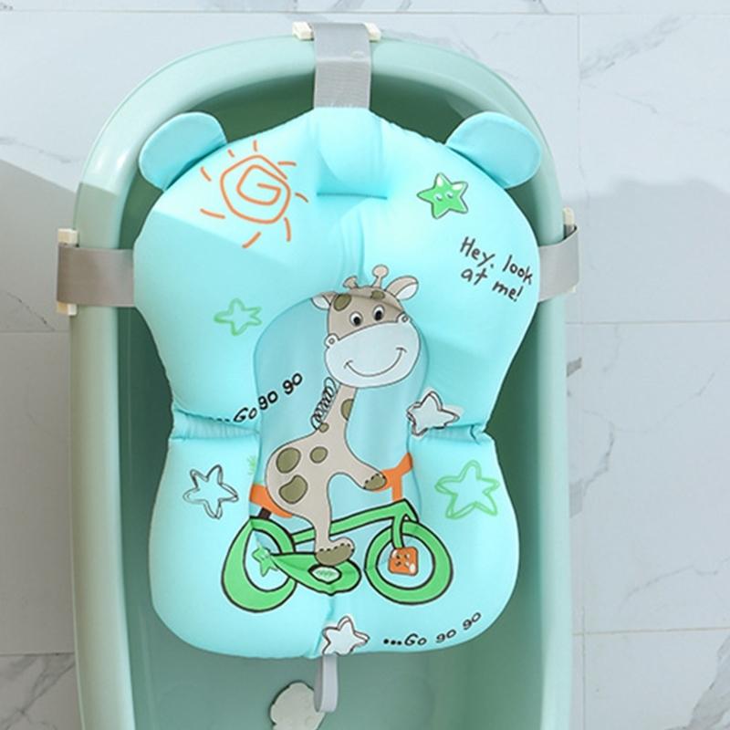 

Коврик для ванной для детского душа. Детский противоскользящий коврик. Подушка в форме ребенка. Безопаснее и лучше уход за ребенком. светло-зеленый