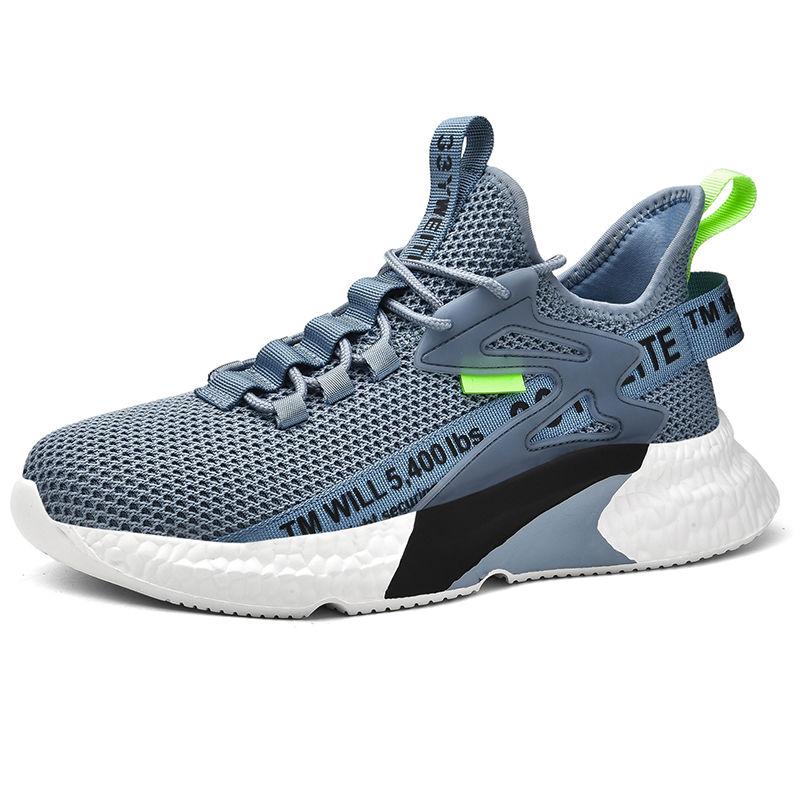 Men's Sneakers Shoes Light Casual Fashion Running Elastic Leisure Outdoor Mesh Summer Sports Tennis Man Walking