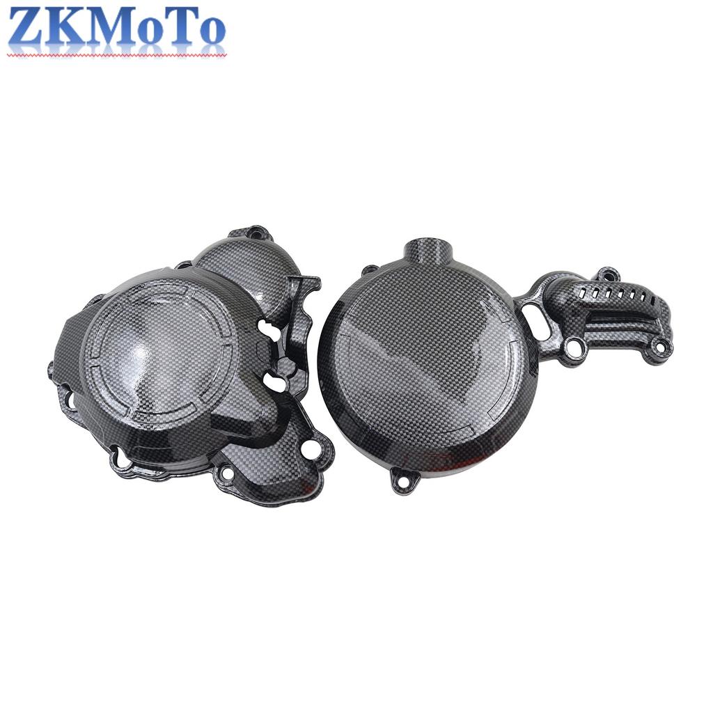Motorcycle Engine Clutch Guard Water Pump Cover Ignition Protector For HENGJIAN HJMOTO HJZ300 Z300 Enduro Dirt Pit Bike Refit