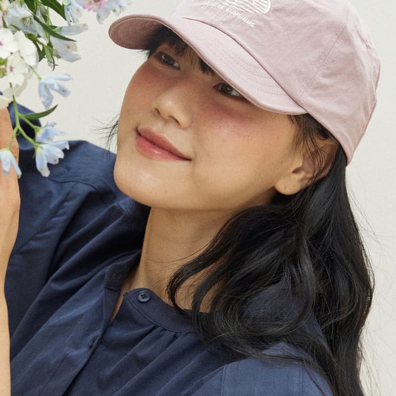 

KAPPY DESIGN RIPSTOP SUNSHINE CAP LILAC LILAC