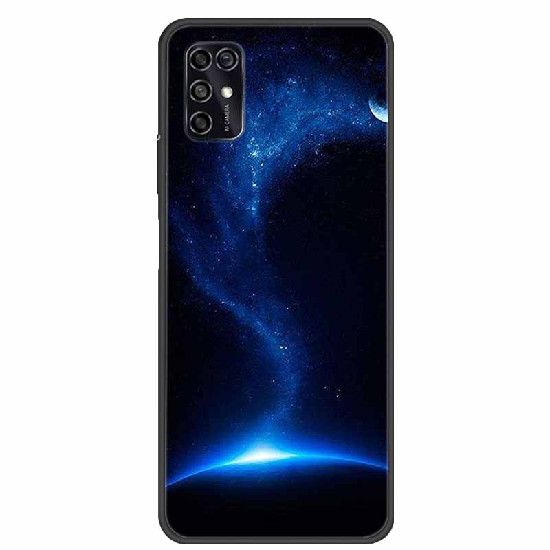 For ZTE Blade V2020 Smart Case Black Bumper Silicon TPU Soft Phone Cover Case For ZTE Blade V20 Smart 8010 Funda Cartoon Coque