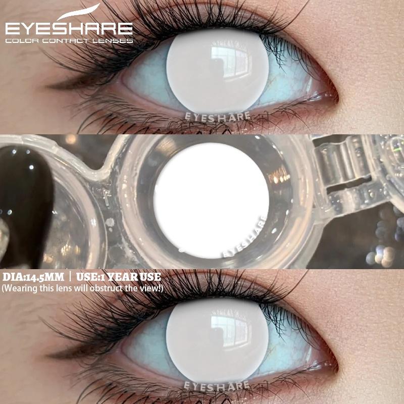 

1 Pair Red Anime Cosplay Colored Contact Lenses for Eyes White Lenses Black Lenses Beauty Makeup Colorful Lenses Yearly