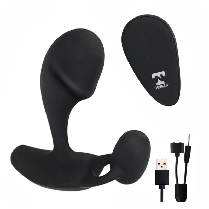 Aquen Stimulátor prostaty a perinea Dálkové ovládání Tekutý silikon USB Magnetický