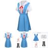 Gk-o Anime Ayanami Rei Asuka Langley Sohryu School Uniform Cosplay Costume Polyester Material Authentic To Character Look