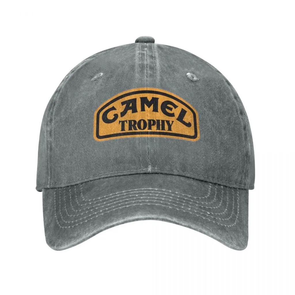 Camel Trophy Klassisches Logo Unisex Stil Baseballkappen Used Gewaschene Kappen Hut Vintage Outdoor-Aktivitäten Snapback Kappe