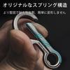 KeyUnity KM01 Carabiner Bottle Opener Titanium Ultra Stylish Key EDC for Key Loss Gift Keychain, Silver, Lightweight, Rust-Resistant, Ring, Tool,