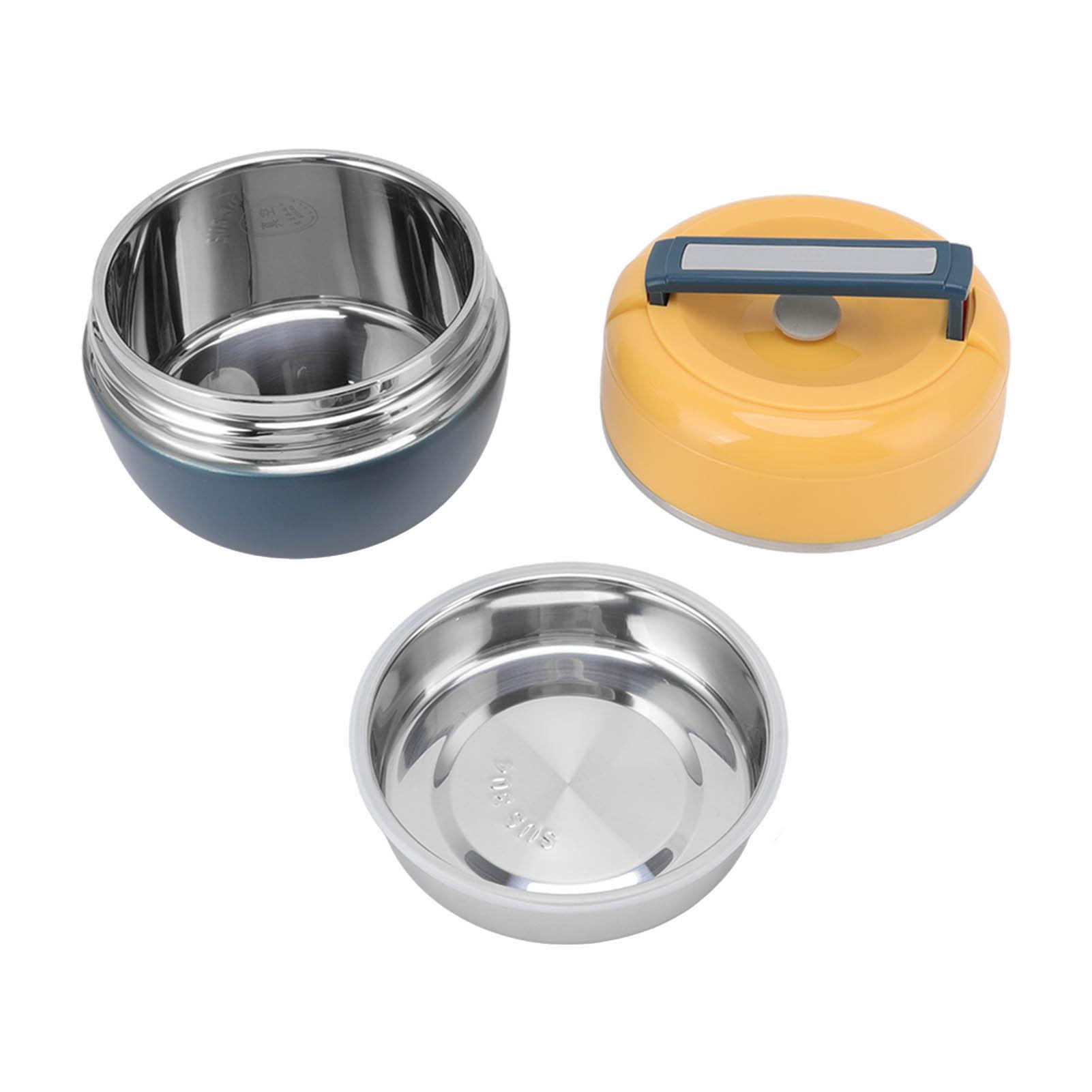 

0,8 л Термоланчбокс из нержавеющей стали 2-слойный Изолированные контейнеры для ланча Вакуумный термос для еды