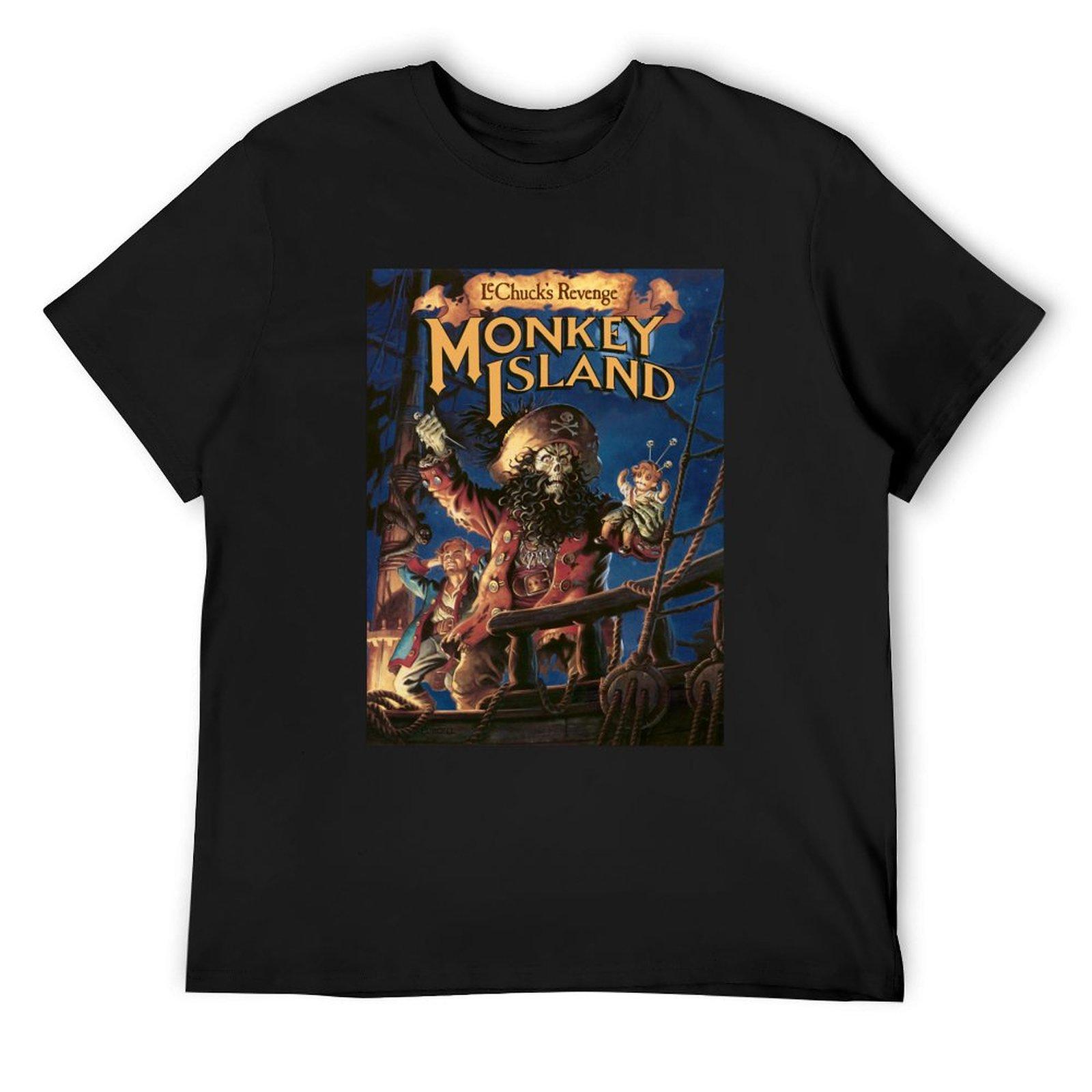 

The secret of monkey island 2 T-Shirt boys whites summer clothes plus sizes t shirts for men pack 4XL