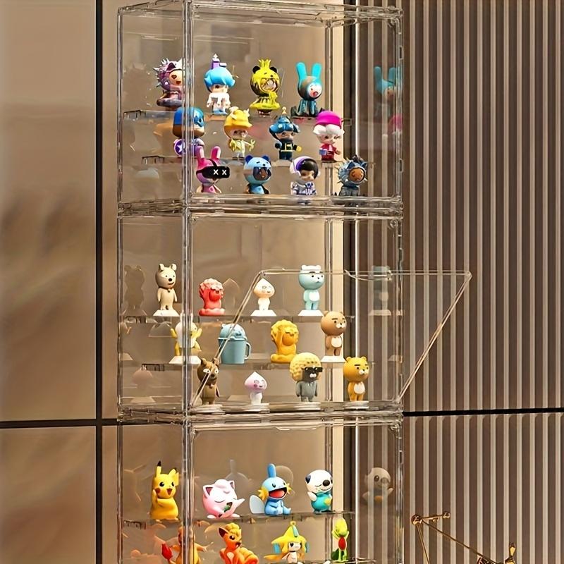 Acrylic Display Rack Transparent Ladder Anime Car Model Action Figures Display Cabinet Storage Box Doll Jewelry Sorting Box 2024