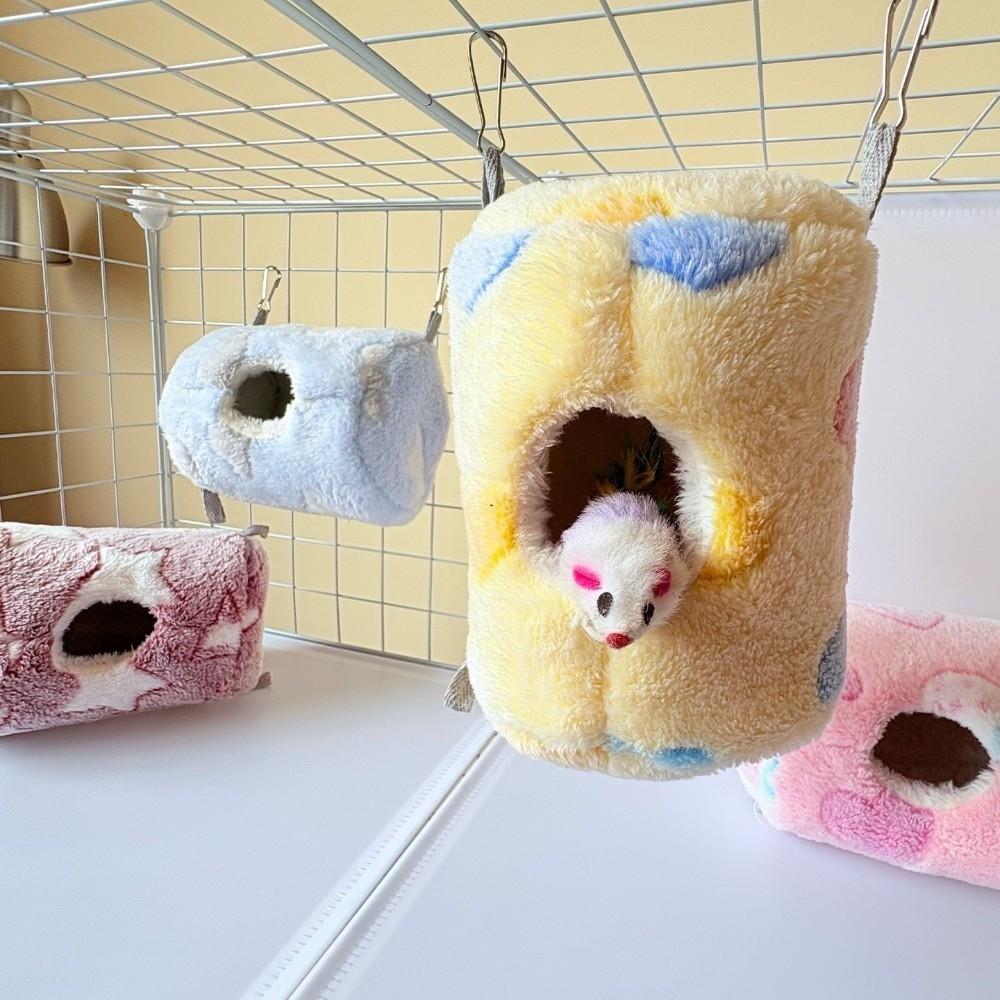 Warm Hamster Hammock Thicken Plush Squirrel Beds Pet Sleeping Bag Cage Accessories