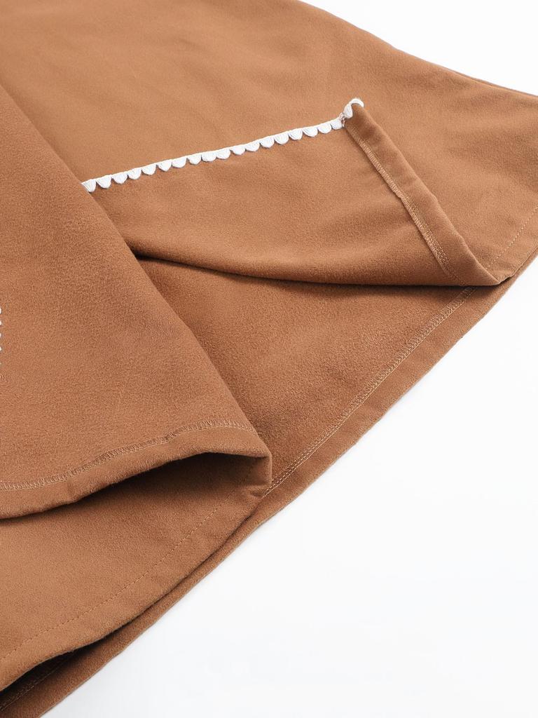 European Women's Double-Sided Wool Long Coat - Autumn/Winter Collection