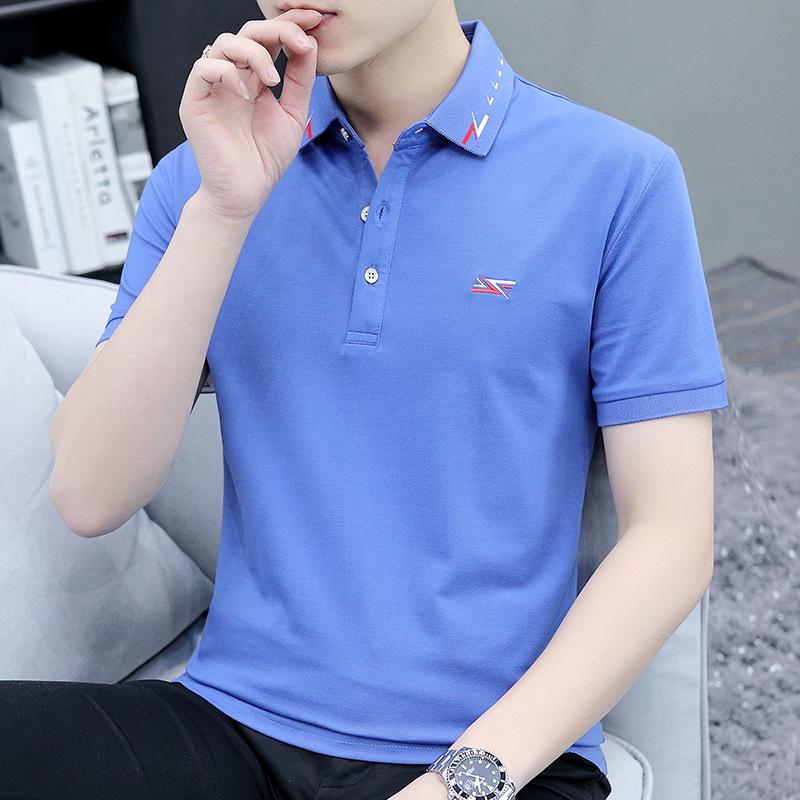 2026 Men's Short Sleeve Polo T-Shirt, New Style Lapel Casual Top