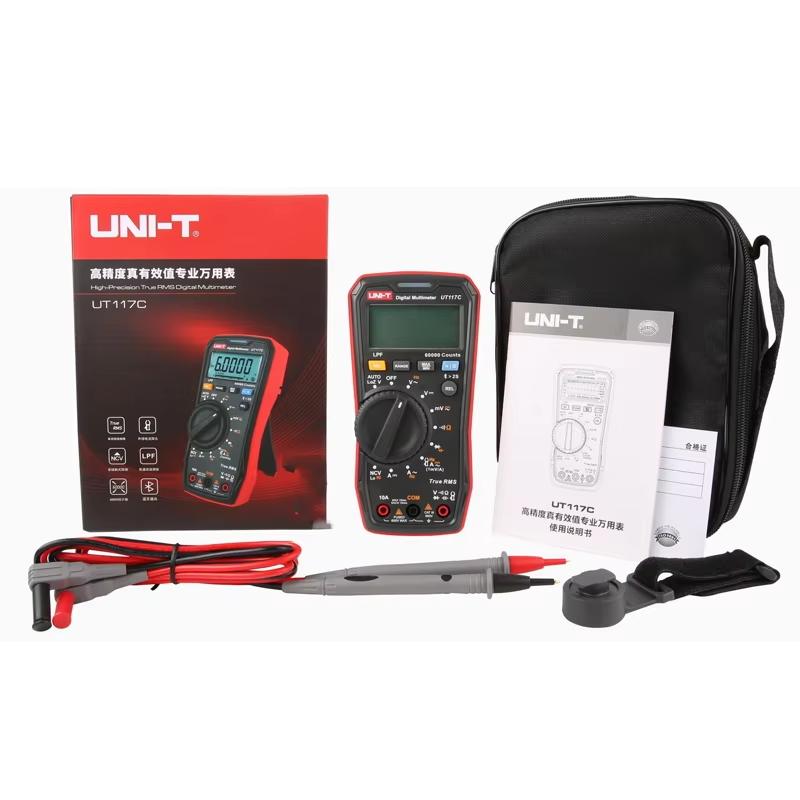 

Професійні цифрові мультиметри UNI-T UT117C AC/DC Вольтметр Амперметр Тестер для електриків True RMS Ом Частотомір Bluetooth