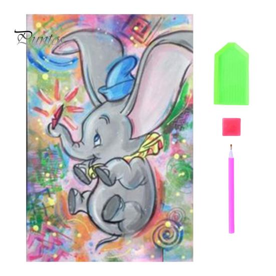 

1 комплект, мультяшная картина со стразами и животными, инструменты для сверления на холсте, 5D полная дрель, сделай сам, поделки, горный хрусталь, художественный комплект для рисования, украшения для начинающих, девочек и мальчиков серый