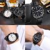 Fashionable Nonmechanical Multifunction Mens Watch With Waterproof Strap Leather