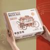 ROBOTIME ROKR Stagecoach Mechanical Music Box 3D Wooden Puzzle AMKA1