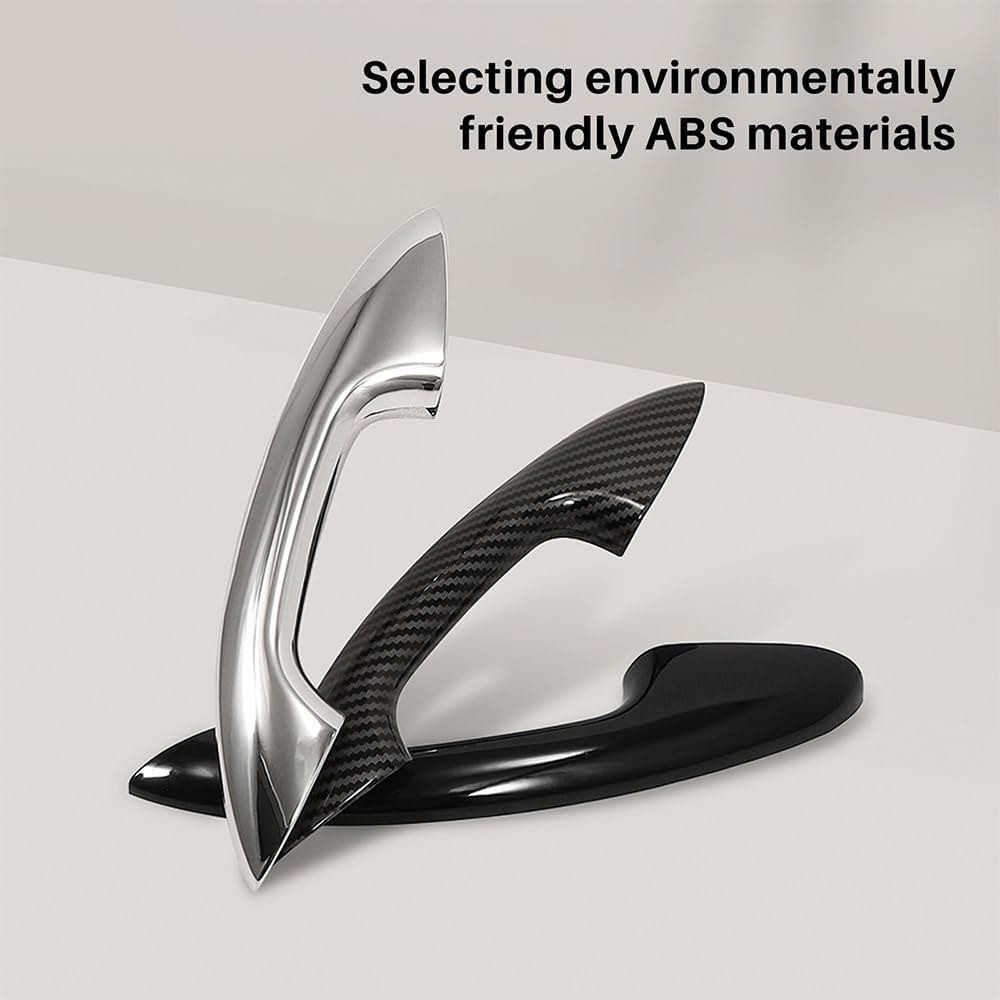 Ochraniacz klamki drzwi samochodu ABS Włókno węglowe Nakładka ozdobna klamki drzwi /Pasuje do Mercedes Benz GLC X254 Klasa C W206 S206 2022 2023 2024 Zewnętrzna część samochodu