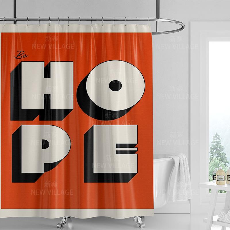 Motivational Shower Curtain: Your Mindset Matters Decorate Your Bathroom with Style Positivity
