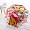 1pc Garfield and Friends Fashion Automatic Opening and Closing Cartoon Umbrella - Suitable for Various Occasions, Outdoor Activities, Lightweight