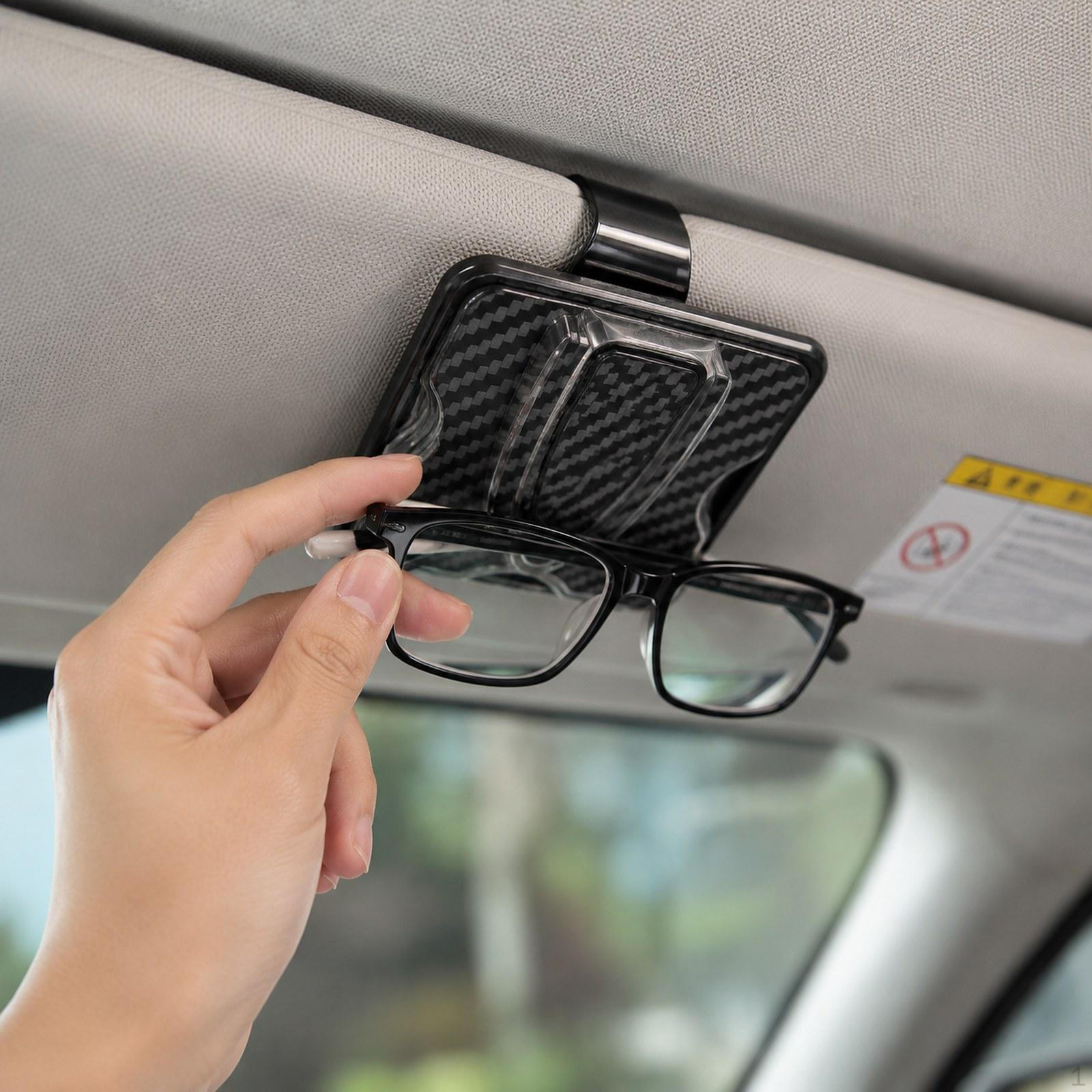 Car Sunglass Holder Accessories Card Fastener Ticket Hanger