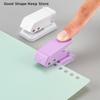 Mini Kawaii Office School Supplies Stationery Items Hole Punch 1 Hole Cute Paper Punch Portable Round Hole Puncher Paper Cutter